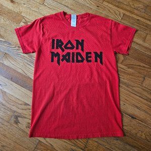 Red Iron Maiden T-Shirt size S (men/unisex)